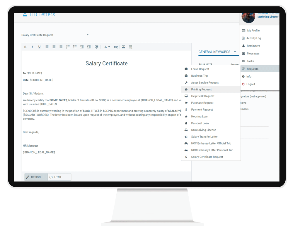 CorporateStack HRMS Letters digital hr letters
